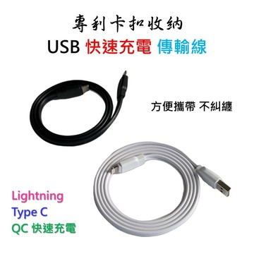 【實體店🇹🇼發票】專利好收整USB快充傳輸線 MFI認證 TypeC Lightning 100W QC 送禮