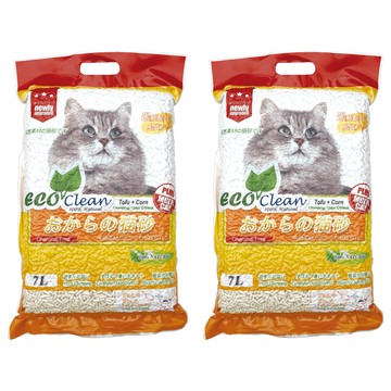 ECO Clean 豆腐貓砂  2袋  7L  玉米