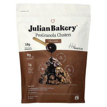 Julian Bakery, ProGranola 麥片塊，巧克力，18.27 盎司（518 克）
