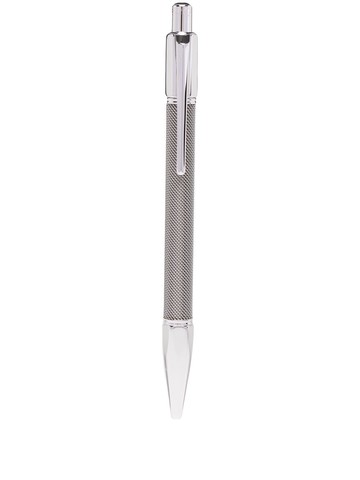 Caran d'Ache - engraved ballpoint pen - unisex - Brass - One Size - Silver