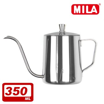 MILA 不鏽鋼手沖壺350ml-銀