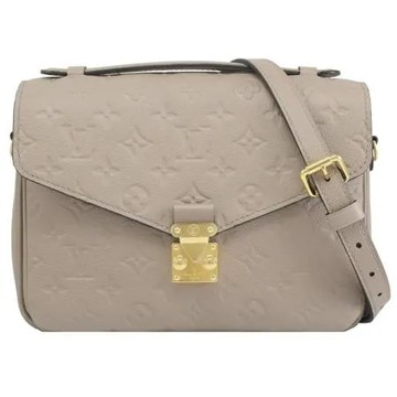 Louis Vuitton LV M44881 Pochette Métis 經典花紋皮革壓紋手提兩用包.灰 現貨
