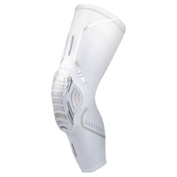 A-ZEAL 高強度防撞運動護膝-1入(人體工學設計/鱗紋防撞墊/高彈性SP7080)白色M號  M號  白色