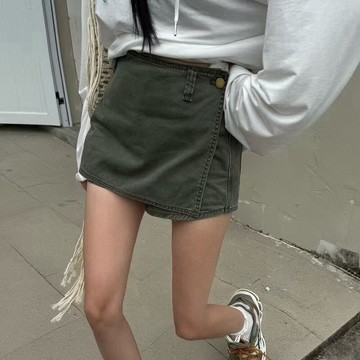 Vivilian設計感小眾工裝褲裙