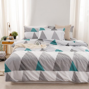 薄被套-雙人 / 6x7尺 / 舒柔棉 / 綠稜縱谷