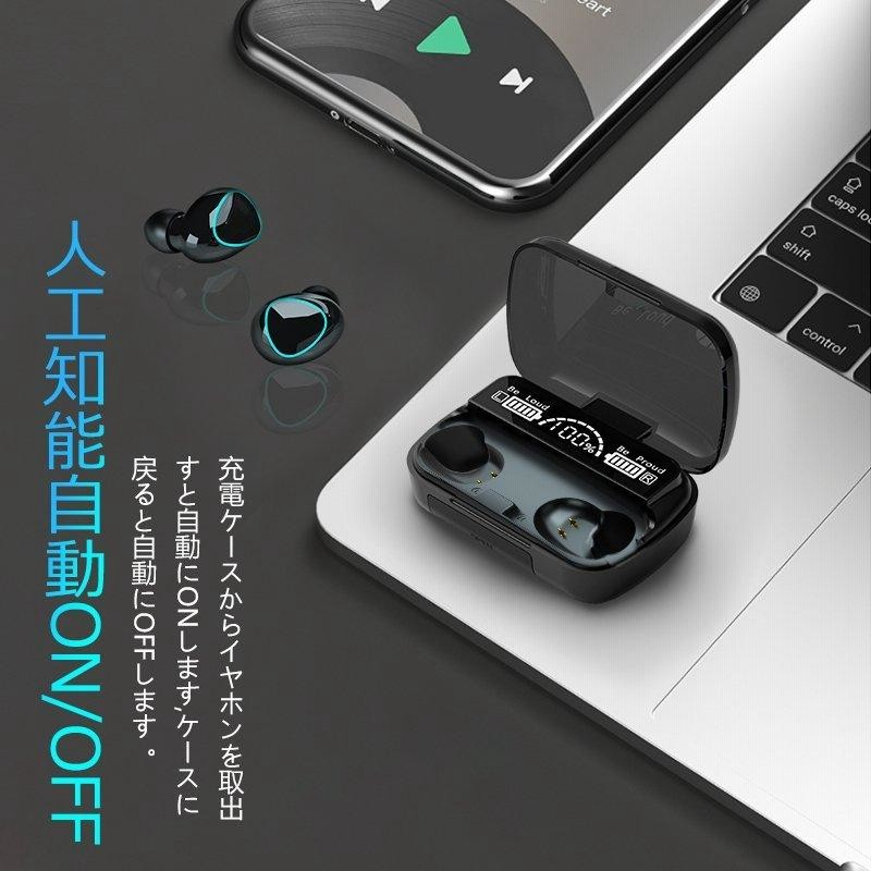 ワイヤレスイヤホン Bluetooth5.3 FIPRIN 6956 コンパクト 高音質 重低音 防水 スポーツ iPhone 14 13  Android ブルートゥース 最新型 通販 LINEポイント最大0.5%GET LINEショッピング