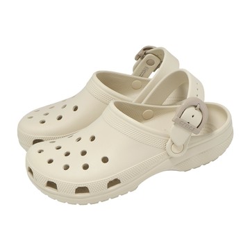 [ACS] Crocs 洞洞鞋 Classic Enamel Buckle 男女鞋 經典彩扣克駱格 米色 2133472MC