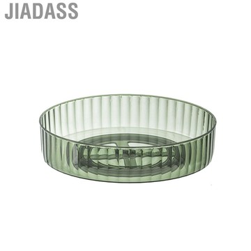 Jiadass JIADASS [在線結束] [22x22x6.8厘米，豪華綠色
]多功能圓形化妝品廚房旋轉儲物箱