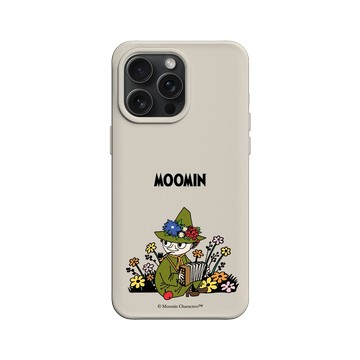 iPhone 15 Pro Max SolidX 貝殼灰 - Moomin - 史力奇Snufkin