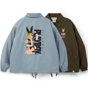FILTER017 x PLAYBOY BUNNY GIRL COACH JKT 兔女郎 教練外套 (二色)