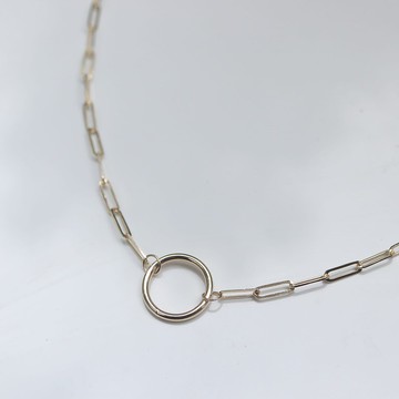 14K 長橢圓圈圈項鍊