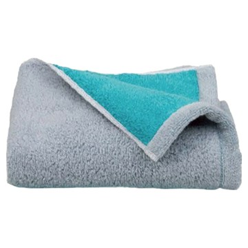 PRAIRIE DOG DAIRY 今治純棉翻轉色彩雙股毛巾 34x80cm 日本製 100%純棉  湖綠灰  1條