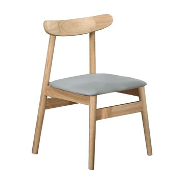 【本木】宮良 實木貓抓皮餐椅