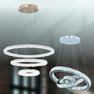 LED 華麗水晶吊燈  38-80501、80502