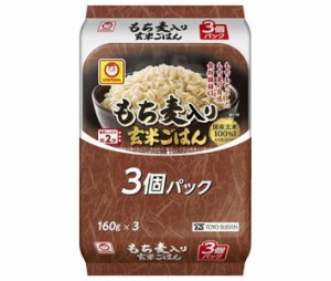 東洋水産 もち麦入り 玄米ごはん 3個パック (160g×3個)×8個入｜ 送料無料