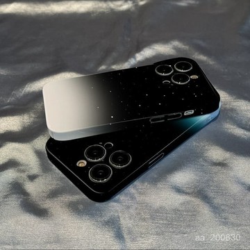 ✨限時下殺✨漸變白星空適用蘋果16/15ProMax手機殻iPhone14/13爆款12硬xr潮