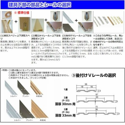 かんたん建具 室内引分け戸 ふすま 襖等取替用引戸 和室出入口 建