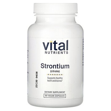 Vital Nutrients, 檸檬酸鍶，227 毫克，90 粒全素膠囊
