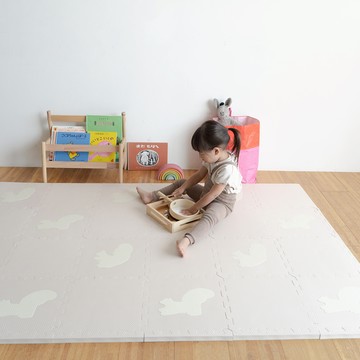 設計款動物地墊 跳跳松鼠 | 厚度 2cm | 居家抗菌巧拼