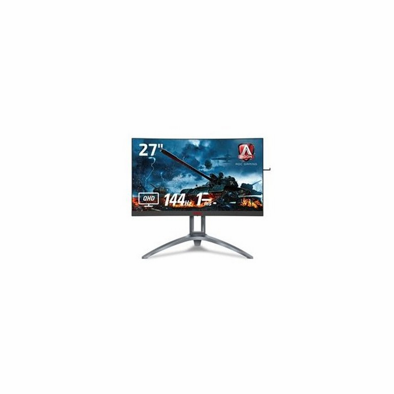 Aoc Agon Ag273qcx 11 27インチ Black Red Pcモニター 液晶ディスプレイ 通販 Lineポイント最大0 5 Get Lineショッピング