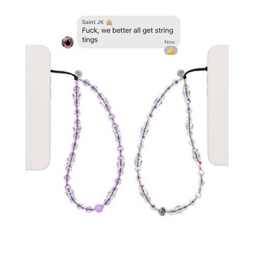 Kendall肯豆同款水晶手機鏈Jennie金智妮掛繩高品質蝴蝶歐美時尚