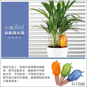 小鳥自動滴水器 植物滲水器 盆栽自動澆花器 居家盆栽 民宿庭院植物裝飾 餐桌植物【居家達人-A176】