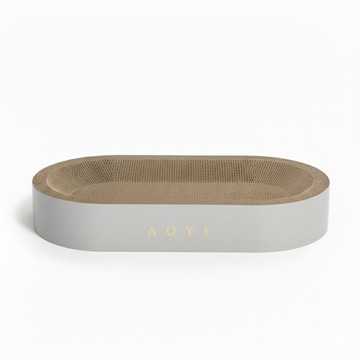 AOYi 100%MIT翻肚肚禮盒貓抓板(質感霧面｜三色可選｜交換禮物｜防潑水｜高質感禮盒包裝)