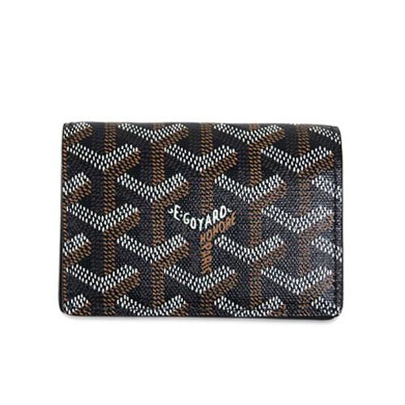 ゴヤール カードケース GOYARD マルゼルブ マチ付き 名刺入れ ノワール