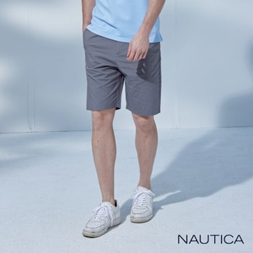 Nautica 男裝 COOLMAX都會休閒短褲-灰色