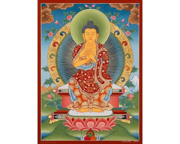 靈性彌勒佛唐卡內在和諧