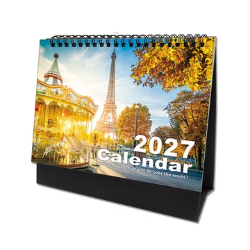 2027年 世界景三角桌曆