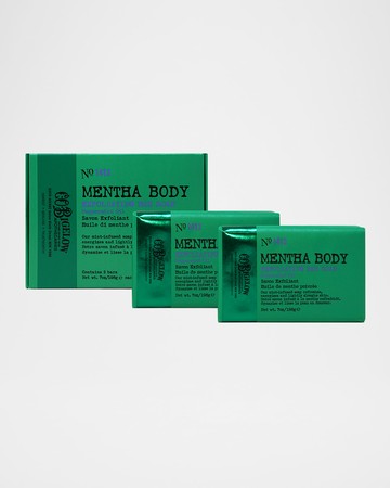 Mentha Exfoliating Bar Soap Duo Box