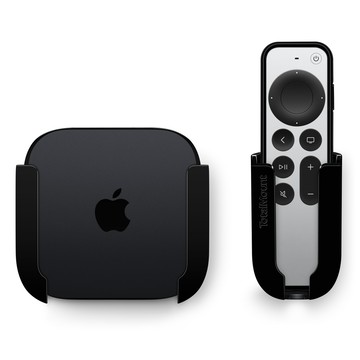 TotalMount Pro Apple TV 安裝系統，適用於壁掛式電視