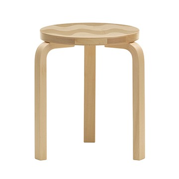 Artek + Marimekko 聯名系列 Stool 60 三腳圓凳（Lokki）