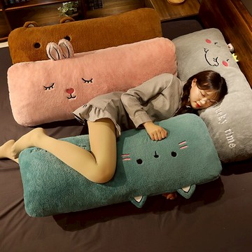 抱枕長條枕床上大號床頭軟夾腿枕頭陪睡靠枕靠墊可拆洗睡覺女生