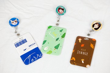 客製禮物 | 客製化伸縮識別證套組