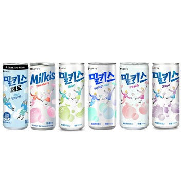【蝦皮直營】韓國樂天 無糖/草莓/哈密瓜/優格/水蜜桃/葡萄 優格風味碳酸飲250ml
