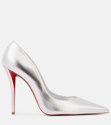 Christian Louboutin Miss Z 100 metallic leather pumps