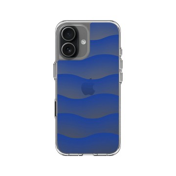 iPhone 17 Clear Case（相機按鈕） 透明 - Ocean Collection: Let's Sea 海洋系列：一路向海 - 海波交響（暗湧）