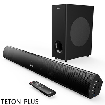 【Majority】【TETON-PLUS】2.1聲道家庭劇院藍牙喇叭Soundbar聲霸音響(7-11商品卡500元)