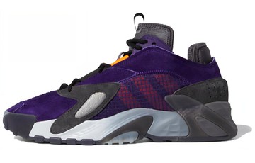 ADIDAS ORIGINALS STREETBALL SNEAKERS BLACK WHITE PURPLE