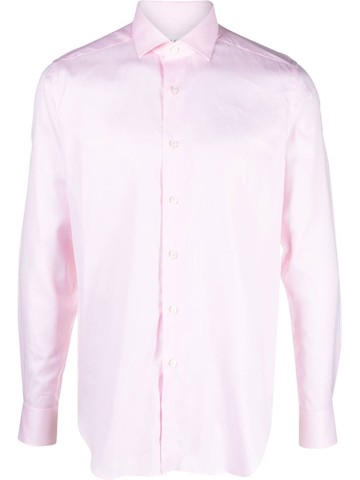 Xacus - classic button-up shirt - men - Cotton - 40 - Pink