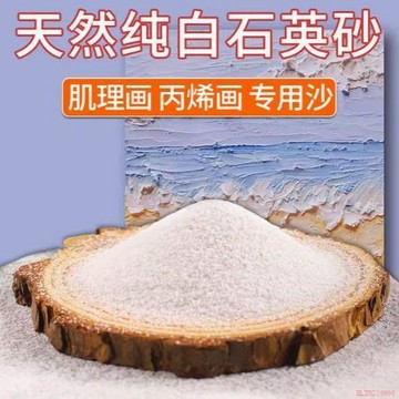 桃園出貨✨石英砂丙烯畫畫沙子專用細沙目質感白沙裝飾肌理油畫立體diy材料