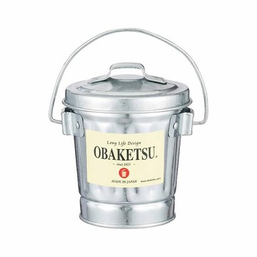 收納置物籃 日本渡邊金屬 OBAKETSU 手工製多功能迷你桶 0.35L(儲物桶 收納桶)