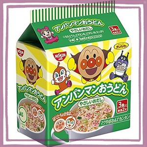 日清食品 アンパンマンおうどん やさしいおだし (うどん 袋 マグ) 3食入り 90G×9個