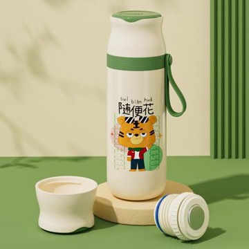 保溫水杯少女可愛高顏值學生兒童上學便H攜316不銹鋼大容量水杯子