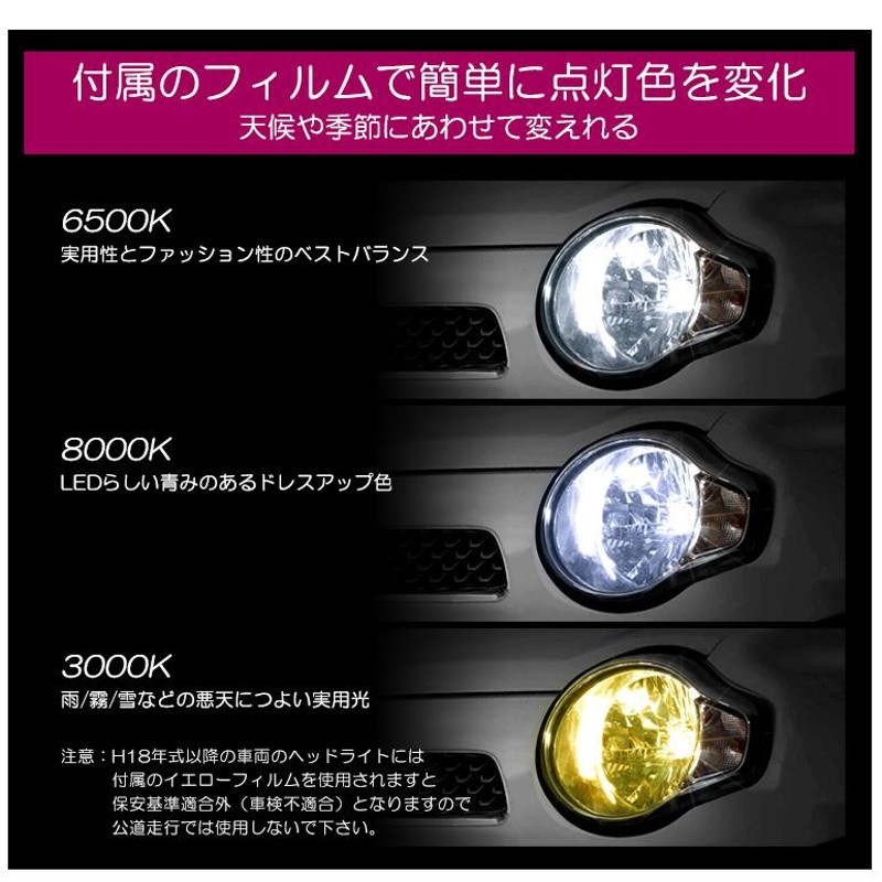 GRJ76K/GRJ79K ランドクルーザー 70 LED ヘッドライト H4 Hi/Lo切替 50W 12000ルーメン ZES リフレクター拡散  ファンレス 3色切替 3000K/6500K/8000K 車検対応 | LINEショッピング