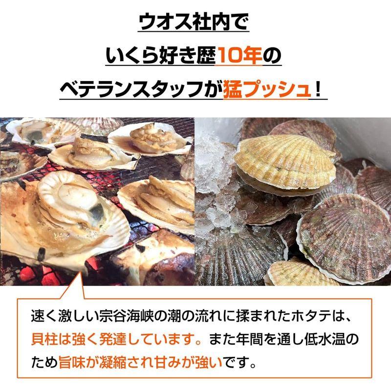 ウオス｜進風水産北海道産 ホタテ 1kg ｜帆立 4枚から6枚 北海道産 宗谷沖