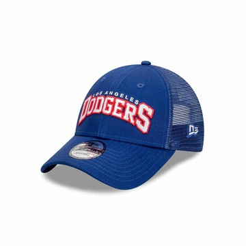 NEW ERA 男女 9FORTY 卡車帽 ARCH TRUCKER 洛杉磯道奇 皇家藍 NE60588380