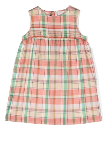 Bonpoint - Cilla checked sleeveless dress - kids - Cotton - 8 - Red
